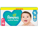 Pampers Active Baby 4+ Maxi Plus 10-15 kg plienkové nohavičky 54 ks