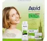 Astrid CityLife Detox hydratačný rozjasňujúci denný krém 50 ml + 3v1 micelárna voda 400 ml, kozmetická sada