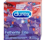 Durex Fetherlite Elite kondóm nominálna šírka: 56 mm 3 kusy