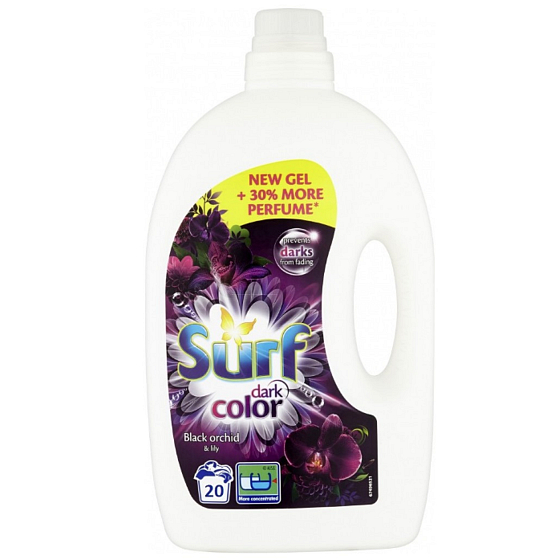 Surf Black Midnight prací gél na tmavú bielizeň 20 dávok 1 l