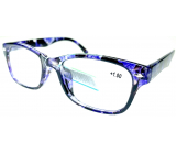 Berkeley Čítacie dioptrické okuliare +1 plast čierno-fialové 1 kus MC2197