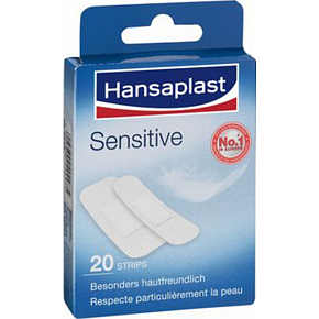 Hansaplast Sensitive náplasť, 20 ks