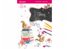 Ditipo Trblietavé maľovanky Foxy 8 listov 21 x 30 cm