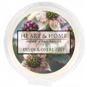 Heart & Home Sójový prírodný vonný vosk Wild Blackberries 26 g
