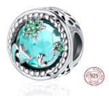 Charm Striebro 925 Priezračný oceán, korálka na náramok more