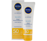 Nivea Sun UV Face Sensitive OF 50 opaľovací krém pre citlivú pleť 50 ml