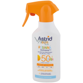 Astrid Sun OF50 opaľovací krém s pumpičkou 270 ml