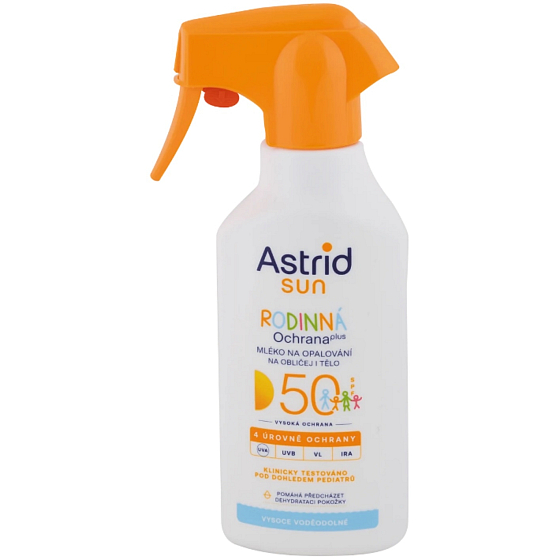 Astrid Sun OF50 opaľovací krém s pumpičkou 270 ml