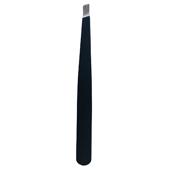 Pinzeta čierna šikmá 9,5 cm