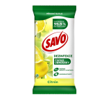 Savo Lemon dezinfekčné čistiace obrúsky 30 ks
