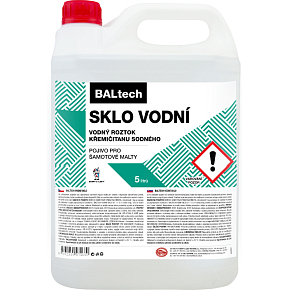 BALTECH vodné sklo, pre namiešanie šamotového lepiaceho malty, 5 l