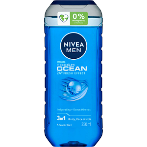 Nivea Men Fresh Ocean 3 v 1 Sprchový gél 250ml