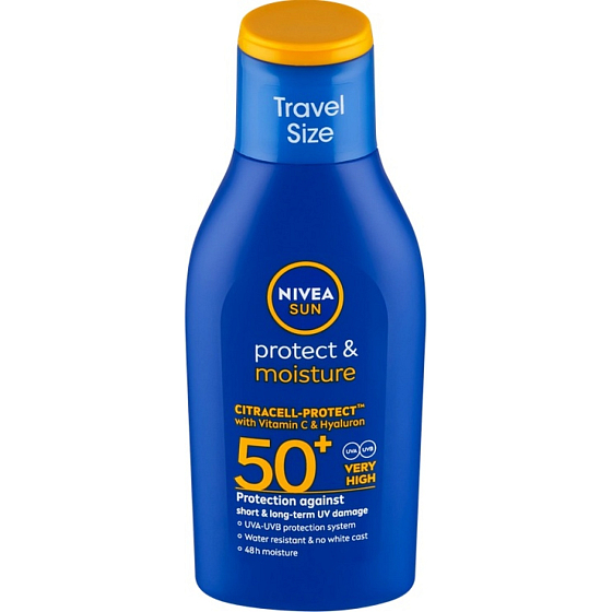 Nivea Sun Protect & Moisture hydratačné telové mlieko OF50 100 ml