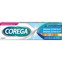 Corega extra silný, fixačný krém na zubné náhrady, 40 g