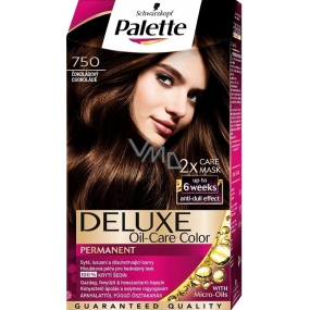 Schwarzkopf Palette Deluxe farba na vlasy 750 Čokoládový 115 ml