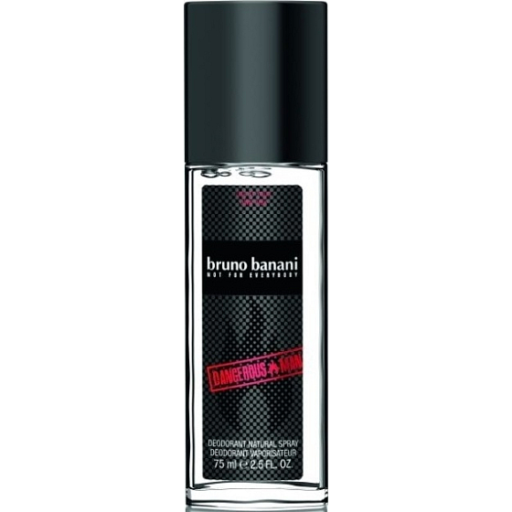 Bruno Banani Dangerous parfumovaný deodorant sklo pre mužov 75 ml