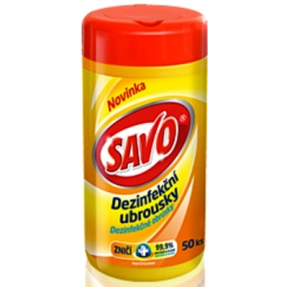 Savo Dezinfekčné obrúsky 50 kusov