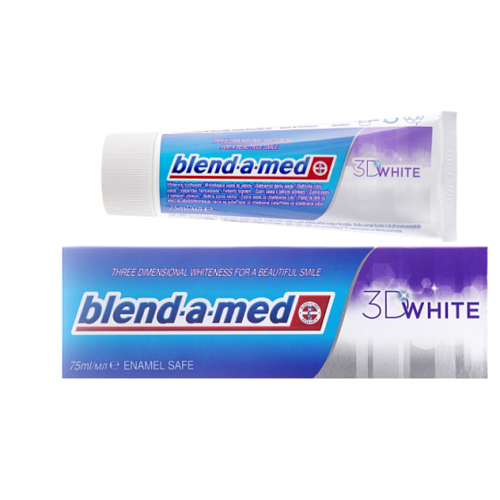 Blend-a-med 3D White bieliaca zubná pasta 75 ml
