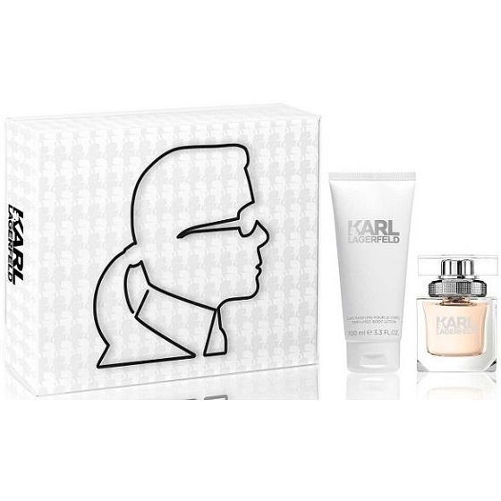 Karl Lagerfeld Eau de Parfum parfumovaná voda 45 ml + telové mlieko 100 ml, darčeková sada