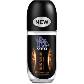 Fa Men Dark Passion guličkový dezodorant roll-on pre mužov 50 ml