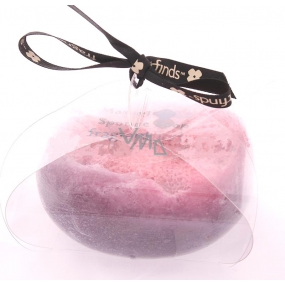 Fragrant Fun Glycerínové mydlo masážne s hubou naplnenou vôňou parfumu Givenchy Play vo farbe fialovobiele 200 g