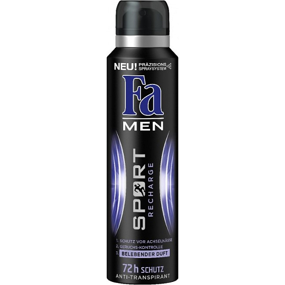 Fa Men Sport Recharge antiperspirant deodorant sprej pre mužov 150 ml