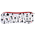 Albi Original Neoprénový peračník Mačky na bielom pozadí, 30 x 6 cm