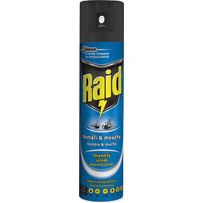 Raid sprej proti lietajúcemu hmyzu, proti komárom a muškám, 400 ml
