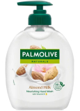 Palmolive Naturals Tekuté mydlo Milk & Almond s dávkovačom 300 ml