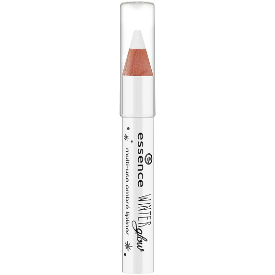 Essence Winter Glow Multi Use Ombré ceruzka na pery 01 White Like a Snowflake 2,1 g