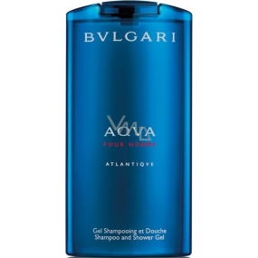 Bvlgari Aqva pour Homme Atlantiqve 2v1 sprchový gél a šampón 200 ml