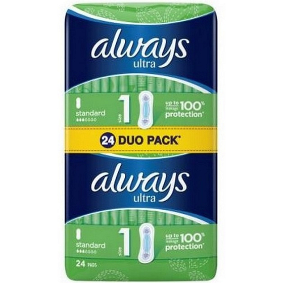 Always Ultra Standart hygienické vložky 24 kusov