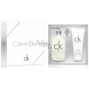 Calvin Klein CK One toaletná voda unisex 200 ml + telové mlieko 200 ml, darčeková sada
