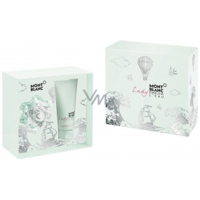 Montblanc Lady Emblem L Eau toaletná voda pre ženy 50 ml + telové mlieko pre ženy 100 ml, darčeková sada
