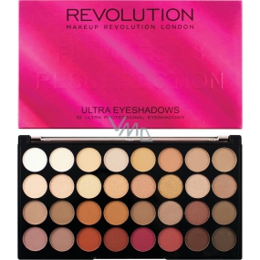 Makeup Revolution Ultra Eyeshadows paletka 32 očných tieňov Flawless 3 Resurrection 20 g