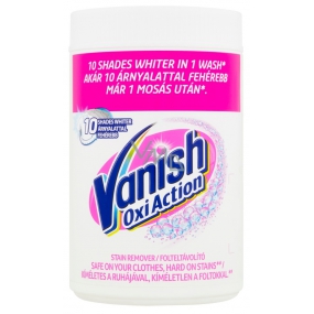 Vanish Oxi Action White odstraňovač škvŕn prášok 625 g