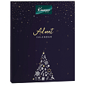 Kneippov adventný kalendár zmes olejov do kúpeľa a masážnych olejov, sprchových gélov, telových peelingov, solí do kúpeľa, telového mlieka, balzamu na pery a krémov na ruky, kozmetická sada
