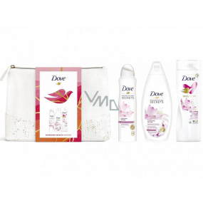 Dove Nourishing Secrets Glowing Ritual sprchový gel 250 ml + antiperspirant dezodorant sprej 150 ml + telové mlieko 250 ml + etue, kozmetická sada