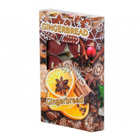Adpal Gingerbread - Perníkové vonné čajové sviečky 6 kusov