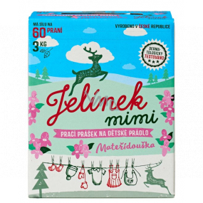 Jelen Jelinek Mimi Motherwort prací prášok na detskú bielizeň 60 dávok 3 kg