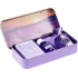 Esprit Provence Levanduľové toaletné mydlo 60 g + vonné vrecúško + esenciálny olej 12 ml + plechová krabička s obrázkom levanduľového poľa, kozmetická sada pre ženy