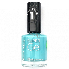 Rimmel London Super gél lak na nechty 098 Never Blue with You 12 ml