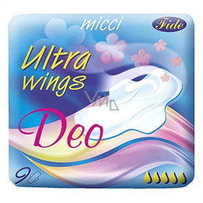 Micci Ultra Wings Deo intímne vložky s krídlami 9 kusov