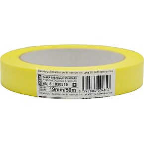 Mako Basic lepiaca páska zakrývacia hladký krep, 3 dni, do 60 °C, 19 mm × 50 m