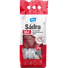 HET sádra biela, 3 kg
