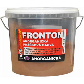 Fronton prášková farba do stavebných zmesí malt a betónov, 0281 tmavo hnedá, 4 kg