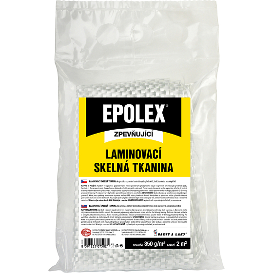 Epolex 350 g/m² laminovacia sklená tkanina, 2 m²