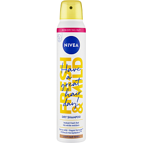 Nivea Fresh & Mild suchý šampon pre svetlý tón vlasov, 200 ml