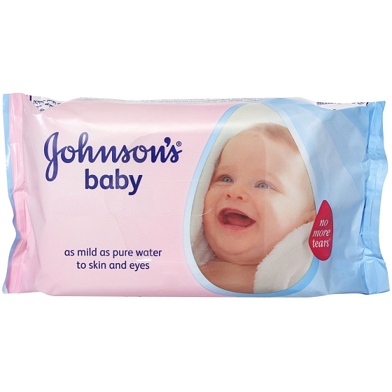 Johnsons Baby jemné čistiace vlhčené obrúsky 24 kusov