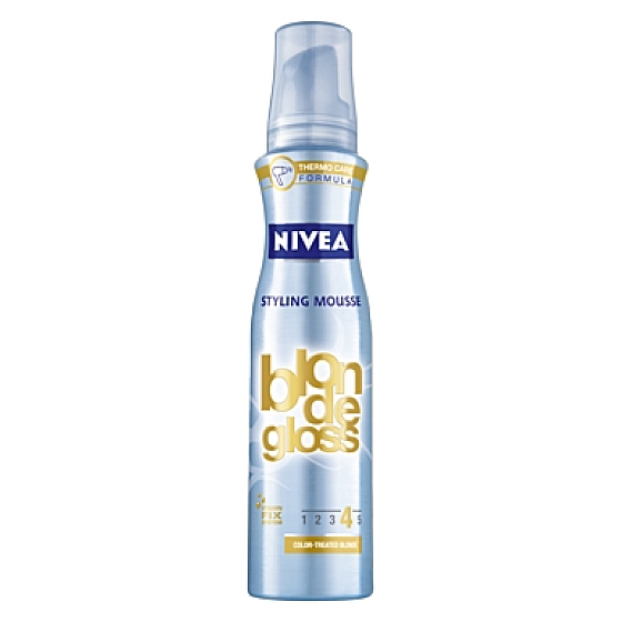 Nivea Blonde Gloss pre blond vlasy penové tužidlo 150 ml